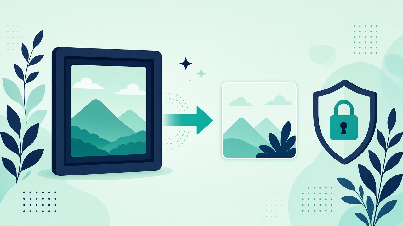 Illustration for Browser image compressors compared: Mewix vs TinyPNG-style upload tools