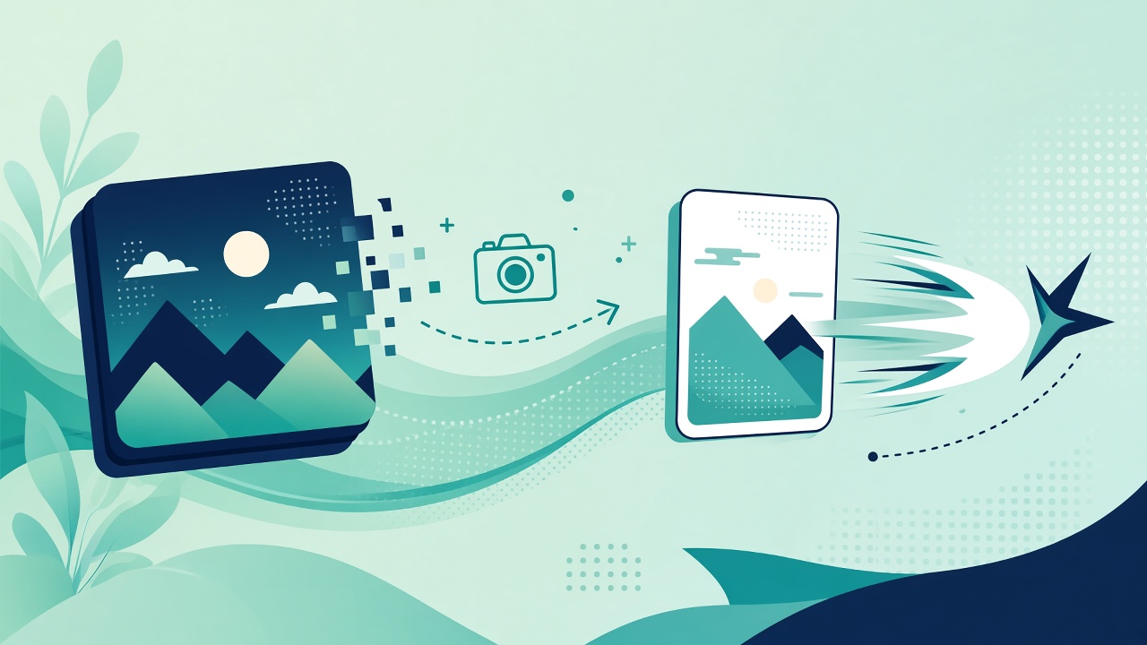 Illustration for Compress images for SEO without uploading