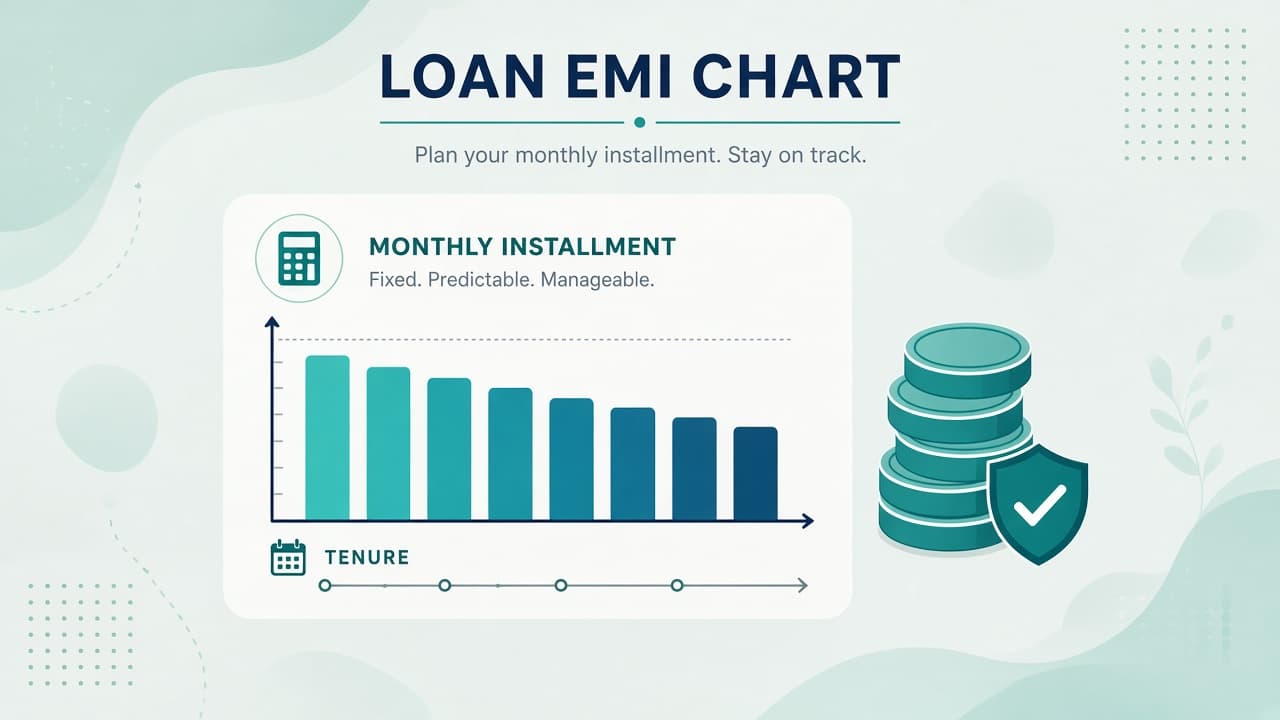 Illustration for EMI / loan calculator online