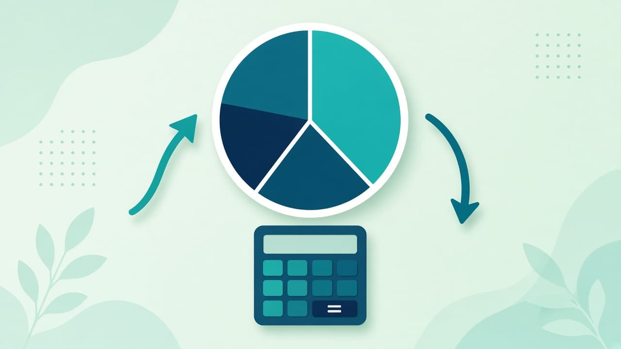 Illustration for Percentage calculator: of, increase, and decrease